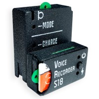 Micro-grabadora profesional “Soroka-18” con micrófono externo. Acabado en metal