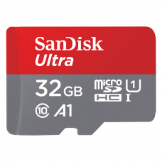 Tarjeta micro SD /  marca SanDisk Ultra, 32GB de memoria, clase 10, A1. (Tarjeta TF)